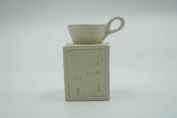 Cone-Shaped Heritage Ceramic Coffee Cup KHAZAF TAQUEEN