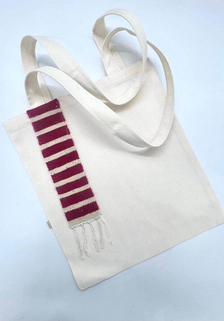Handcrafted Tote Bag with Woolen Accent FAN ALDARZA TAQUEEN