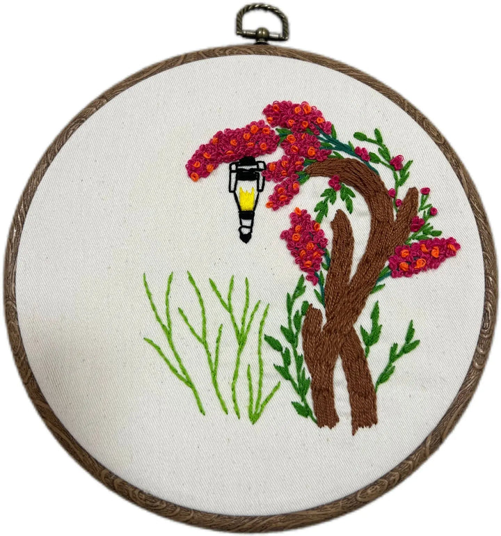 Hoop Hand Embroidery Pattern FAN ALDARZA TAQUEEN