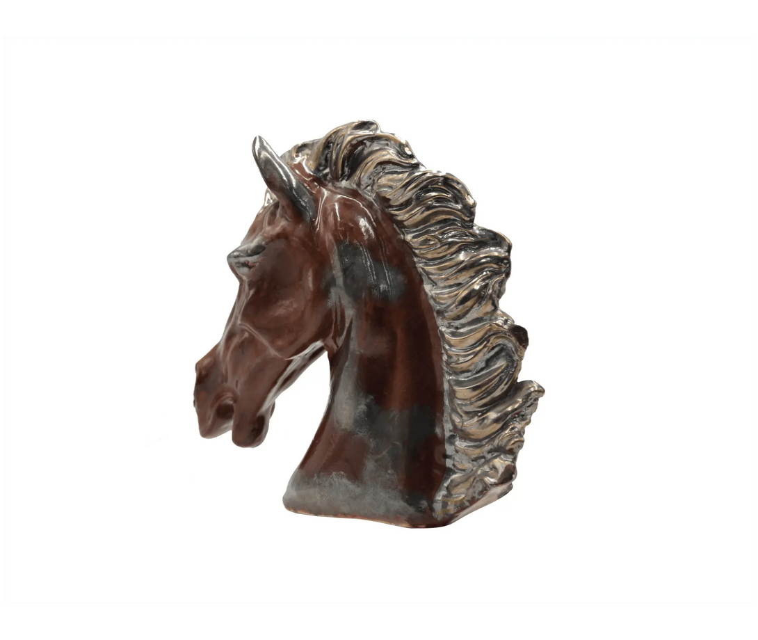 Horse Face Ceramic Statue KHAZAF TAQUEEN