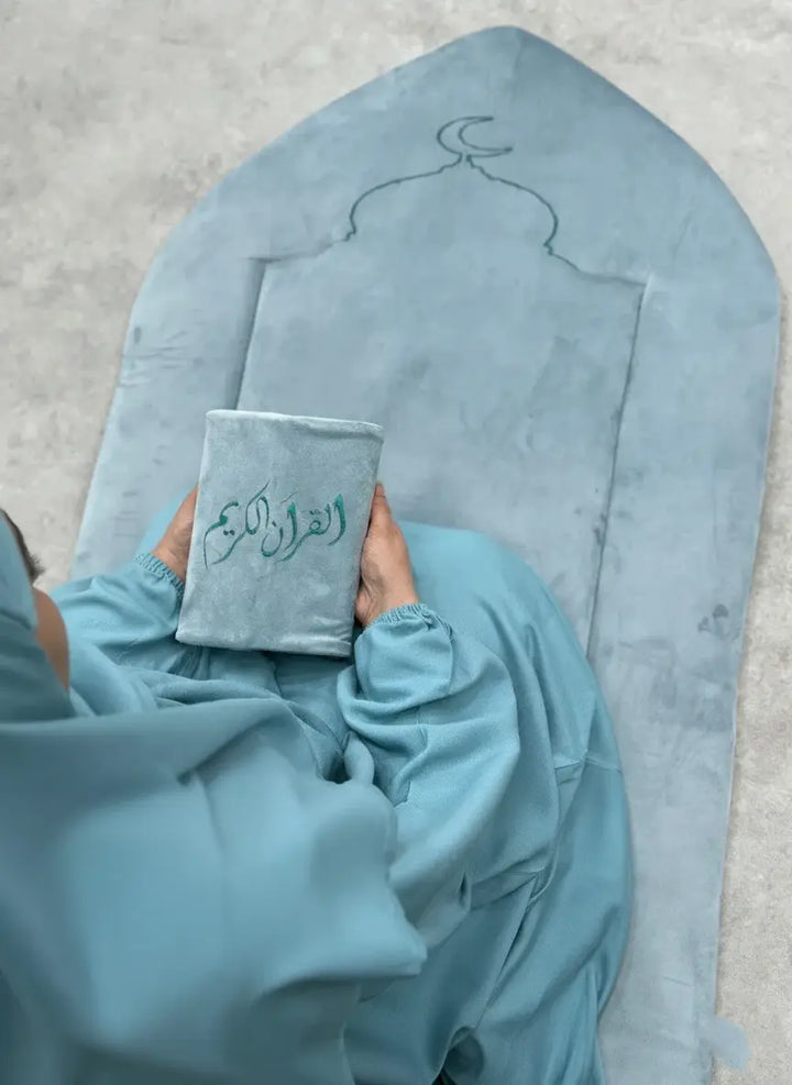 Prayer Mat Double Layer With Maazana Embroidery FAN ALDARZA TAQUEEN