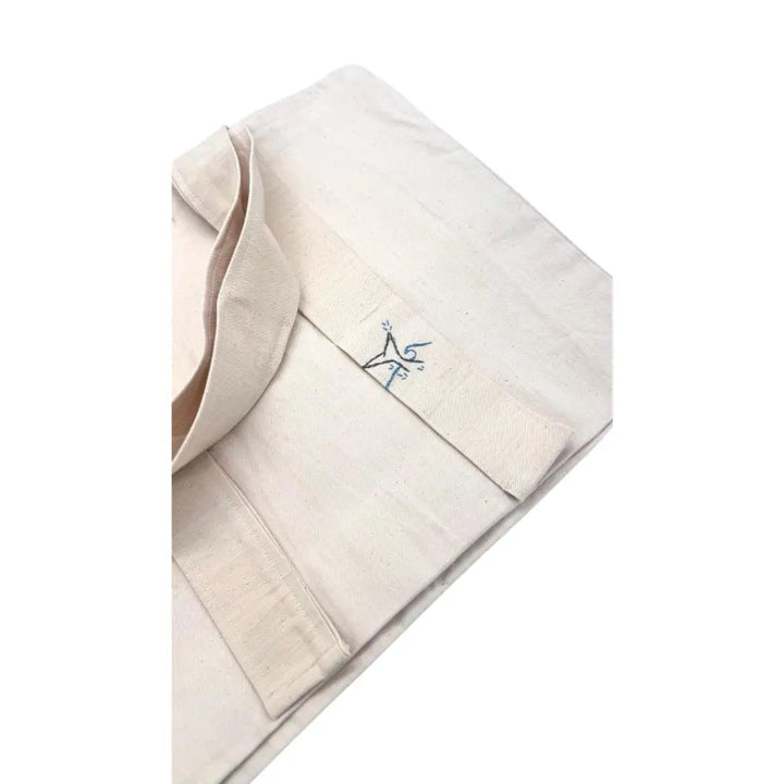 Sea Life Embroidered Cotton Beach Tote Bag FAN ALDARZA TAQUEEN