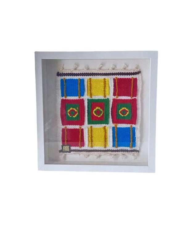 Wool art wall frame ZOLIA TAQUEEN