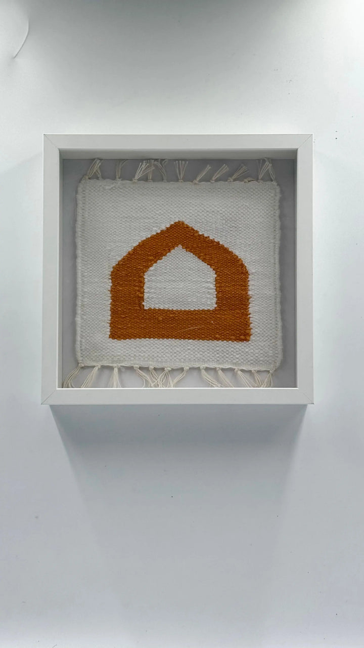Wool art wall frame ZOLIA TAQUEEN
