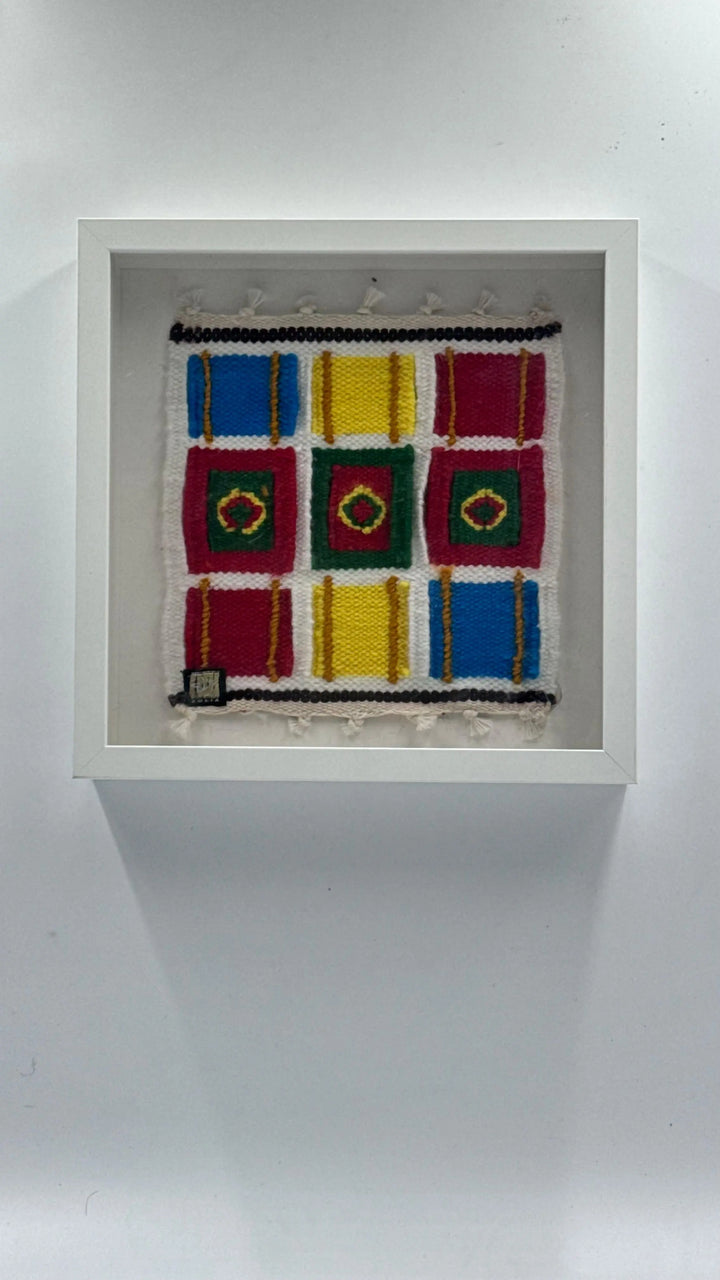 Wool art wall frame ZOLIA TAQUEEN