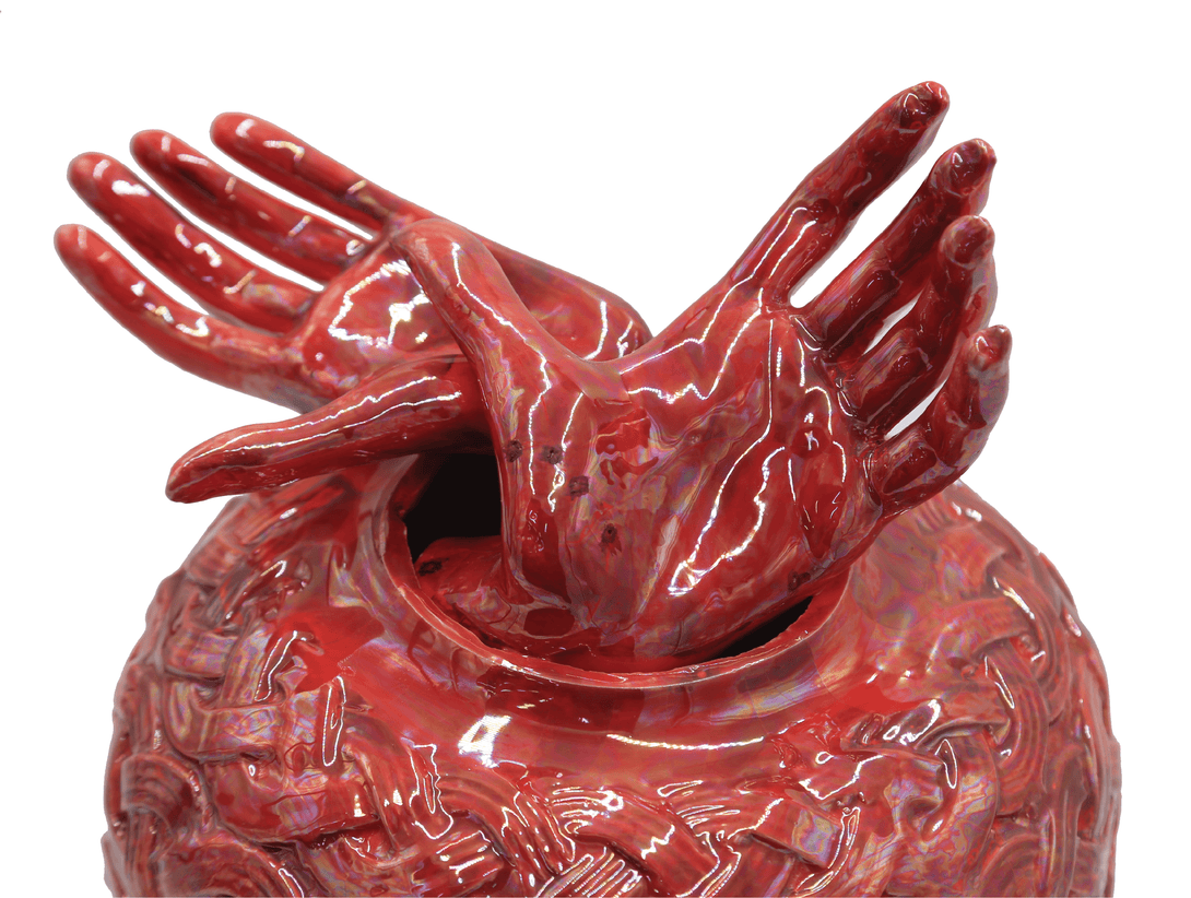 Freedom Hands Ceramic Pot - TAQUEEN