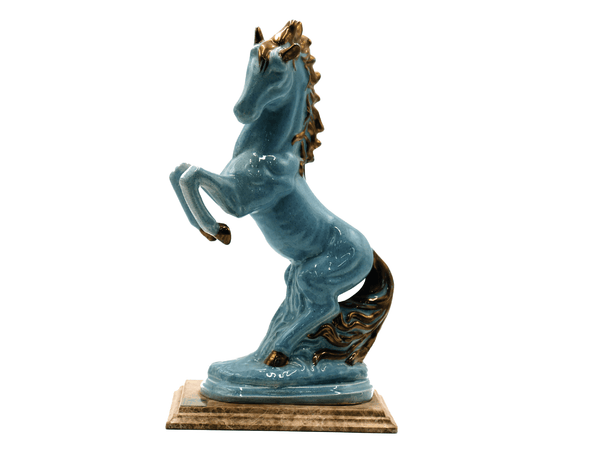 Standing Horse Ceramic Statue - TAQUEEN
