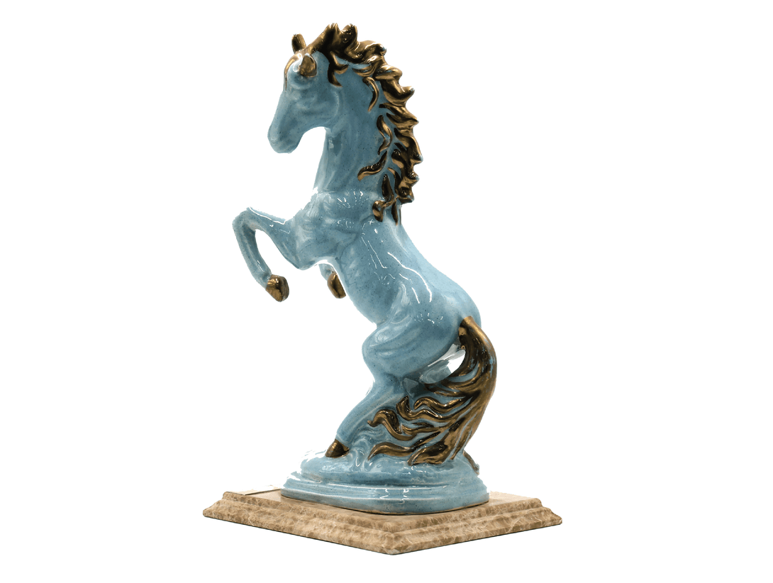Standing Horse Ceramic Statue - TAQUEEN
